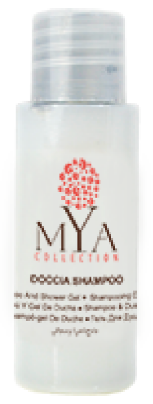Shower gel & Shampoo bottle 30 ml - Mya Collection Line