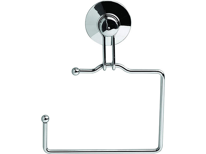 Toilet paper holder with suction cup