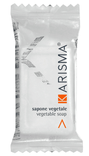 Rectangular vegetable soap in flowpack 14 g - Karisma Line