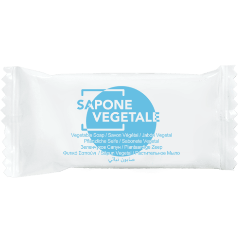 Rectangular vegetable soap in flowpack 14 g - Whity Line