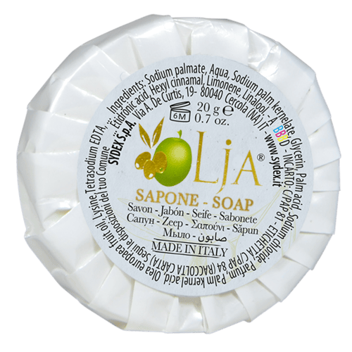 Round vegetable soap in plissé 20 g - Lja Line