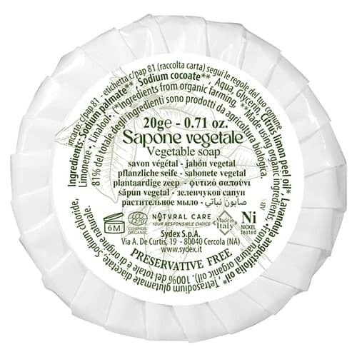 Round vegetable soap in plissé 20 g - Natural Care Line